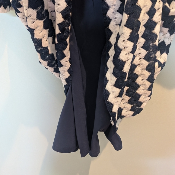 Trina Turk White and Navy Dress - Picture 5 of 7